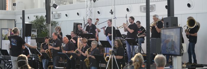 Die Band Groove Inclusion auf der Bühne