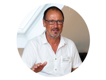 Robert Wagner beim unterrichten, Schulleiter Musikschule Fürth