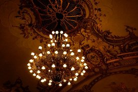 Kronleuchter im Stadttheater Fürth