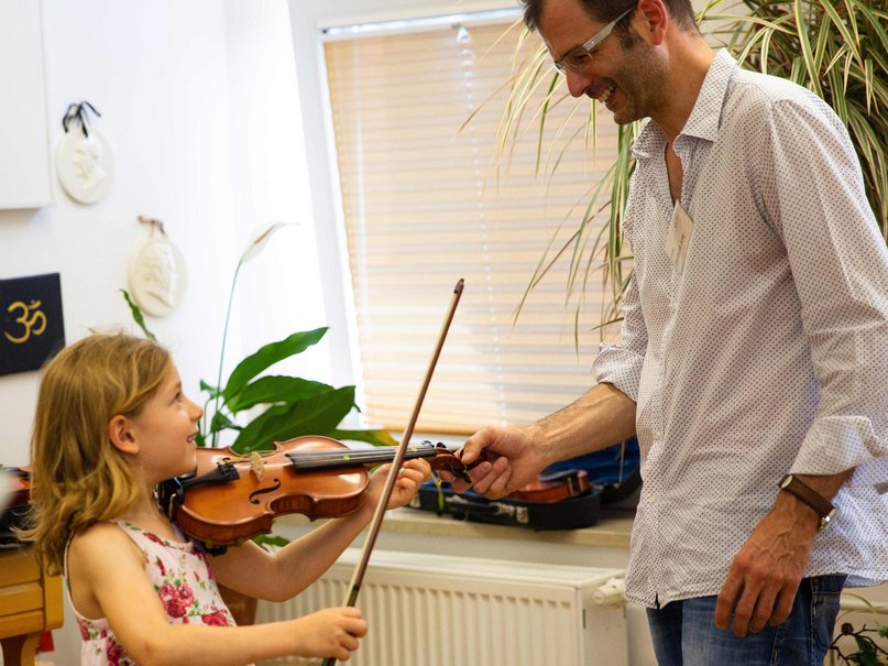 Geige, Bratsche, Cello oder Kontrabass erlernen Musikschule Fürth