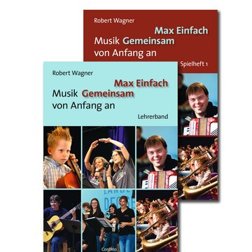 Titelseiten Lehrerband und Spielheft Max Einfach