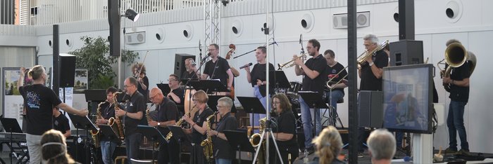 Die Band Groove Inclusion auf der Bühne