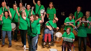Fürther Sambistas, Musikschule Fürth Die Fürther Sambistas auf der Bühne